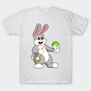 Rabbit at Painting with Egg T-Shirt